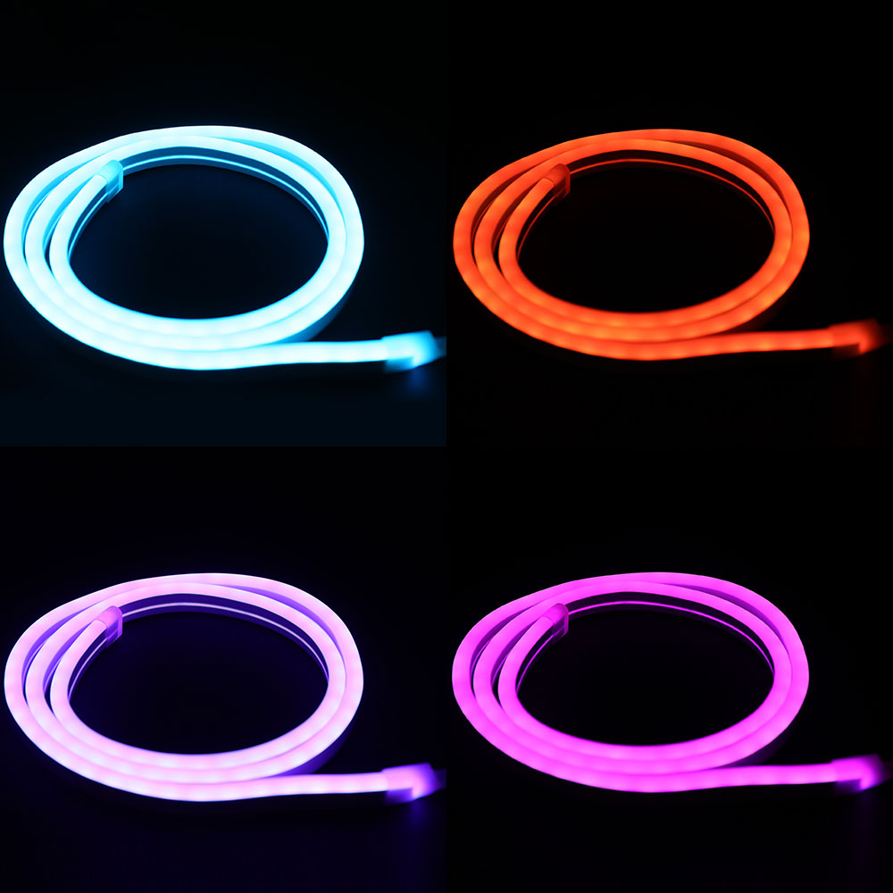 12V WS2811 Neon Strip Lights 06x12mm Dome Top Side Emitting 5m Addressable RGB 12V WS2811 Neon Strip Lights 06x12mm Dome Top Side Emitting 5m Addressable RGB